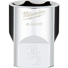 Milwaukee Tool - Hand Sockets Drive Size (Inch): 1/2 Size (Inch): 15/16 - Caliber Tooling