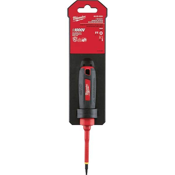 Milwaukee Tool - Precision & Specialty Screwdrivers Type: Screwdriver Overall Length Range: 7" - 9.9" - Caliber Tooling