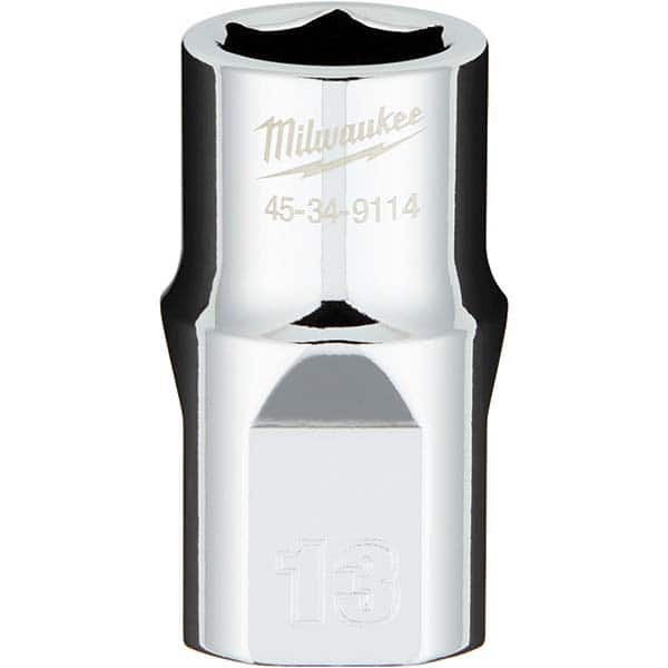 Milwaukee Tool - Hand Sockets Drive Size (Inch): 1/2 Size (mm): 13.0000 - Caliber Tooling