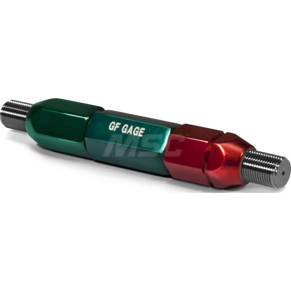 Plug Thread Gage: M1.8x0.35 Thread, 6H Class, Double End, Go & No Go Handle Included