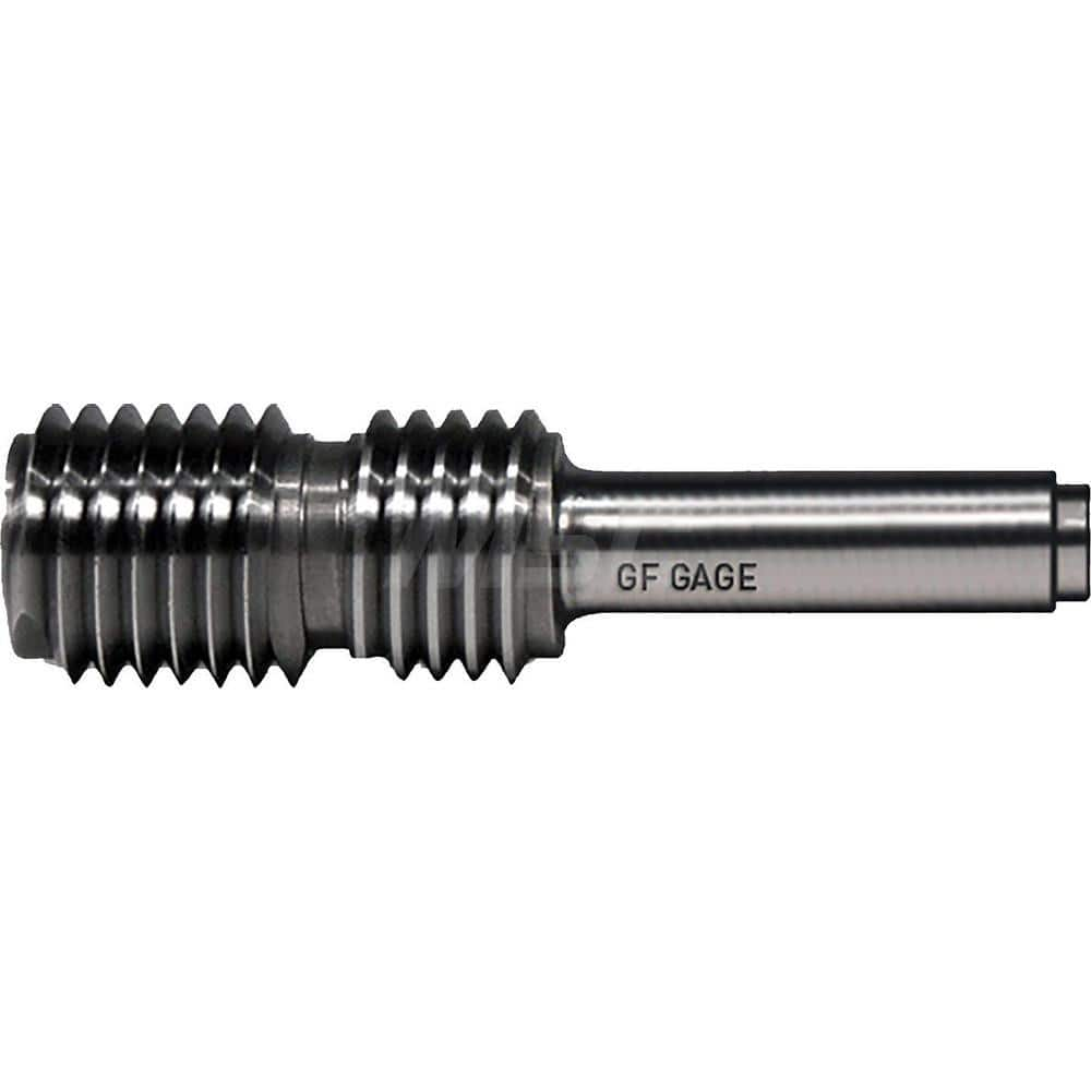 Thread Setting Go/No Go Gages; Type: Hilo Thread Setting Plug Gage; Go/No Go: No Go; Thread Size: 1-1/2-6; Classification: 2A; Calibrated: No; Traceability Certification Included: Certificate of Compliance; Thread Type: UNC; Handle Size: 5; Material: High