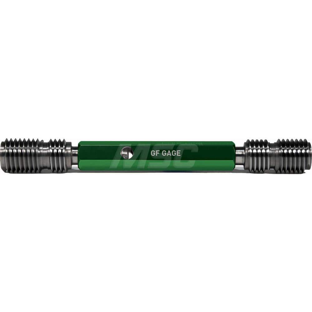 Thread Setting Go/No Go Gages; Type: Hilo Thread Setting Plug Gage; Go/No Go: Go/No Go; Thread Size: #4-40; Classification: 3A; Calibrated: No; Traceability Certification Included: Certificate of Compliance; Thread Type: UNC; Handle Size: 00; Material: Hi