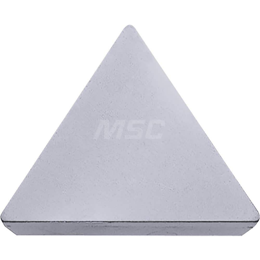 Kyocera TPM 322 TN100M Grade Uncoated Cermet, 11 Degree Triangle, Positive Rake Angle, Neutral Milling Insert for Finishing in (P) Free-Cutting Steel, (P) Carbon/Alloy Steel, (P) Mold Steel