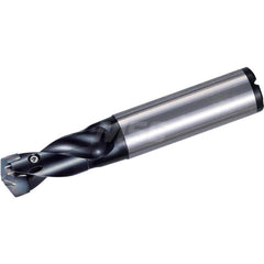 Replaceable Tip Drill: 10 to 10.49 mm Drill Dia, 15.8 mm Max Depth, 12 mm Straight-Cylindrical Shank Seat Size 10, 76.2 mm OAL, Through Coolant