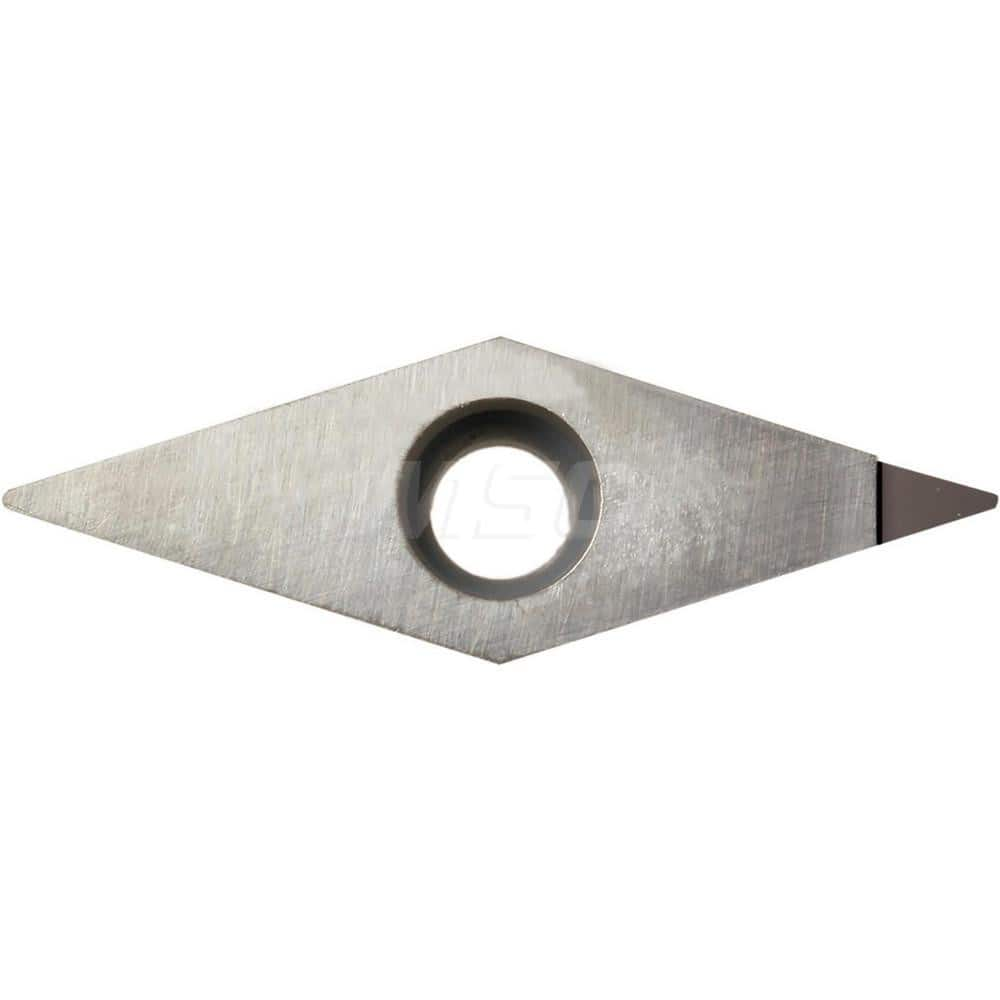 Kyocera VBMT 332 KPD001 Grade PCD, 5 Degree, Diamond, Positive Rake Angle, Neutral Turning Insert for Continuous and Finishing-Medium in (N) Non-Ferrous Metals, (S) Titanium Alloy