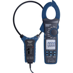 Auto Ranging Clamp Meter: CAT III & CAT IV, 1.7″ Jaw, Clamp On Jaw 1,000 VAC/VDC, 3,000 A, 600 Max Ohms, Measures Capacitance, Continuity, Current, Diode Test, Duty Cycle, Frequency, Resistance, Temperature & Voltage