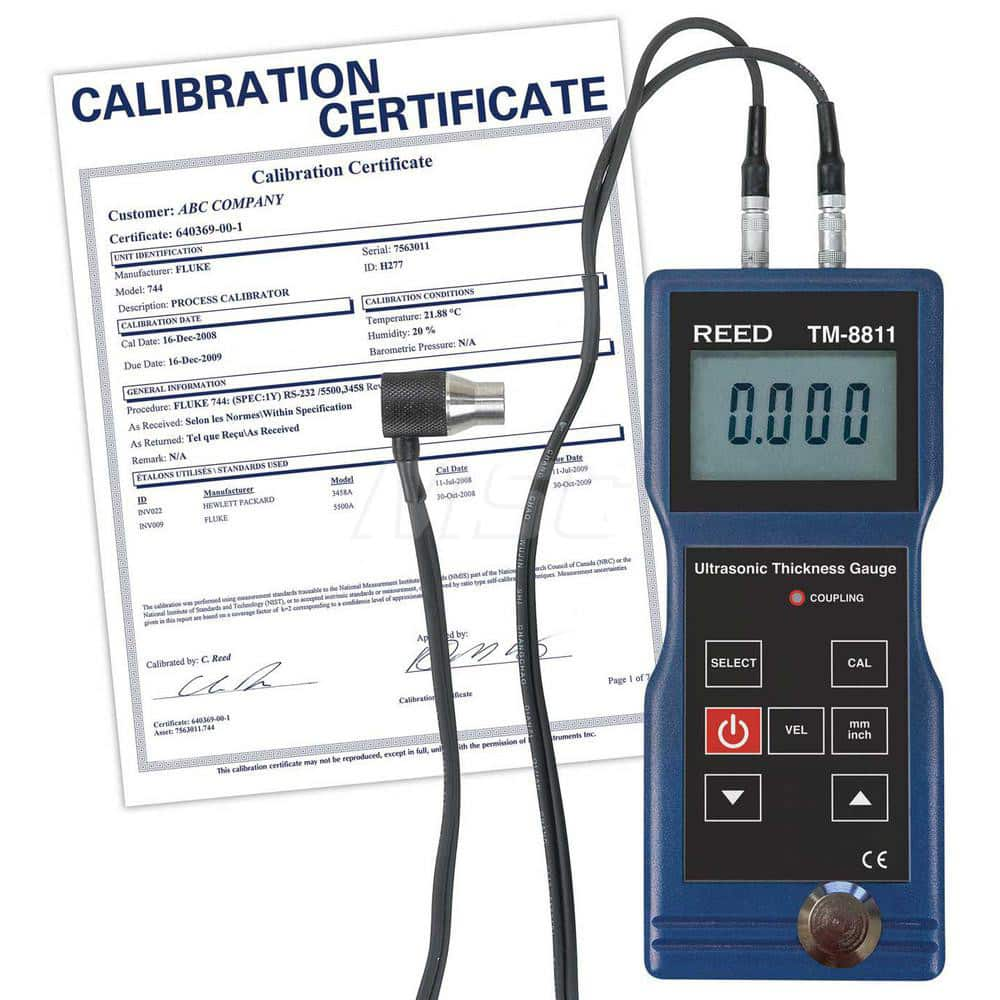 Electronic Thickness Gages; Minimum Measurement (mm): 1.50; Minimum Measurement (Decimal Inch): 0.0500; Maximum Measurement (Inch): 7.9000; Maximum Measurement (mm): 200; Resolution (mm): 0.1000; Resolution (Decimal Inch): 0.001; Accuracy (mm):  ™(0.5% +