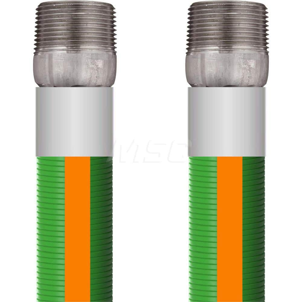 Chemical & Petroleum Hose; Inside Diameter (Inch): 4; Outside Diameter (Decimal Inch): 4.7200; Overall Length: 10; Type: Chemical Handling Hose; Connection Type: MPT; Minimum Temperature (F): -40.000; Maximum Temperature (F): 250.000; Material: Polypropyl