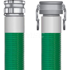 Liquid Suction & Discharge Hose; Inside Diameter (Inch): 3; Length (Feet): 50; Outside Diameter (Decimal Inch): 3.4600; Material: PVC; Working Pressure (psi): 55.000; Vacuum Rating: 29 In. Hg; Color: Green; Minimum Temperature (F): -23.000; Maximum Temper