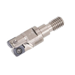 Tungaloy - Indexable High-Feed End Mills Cutting Diameter (mm): 12 Cutting Diameter (Inch): 0.3270 - Caliber Tooling