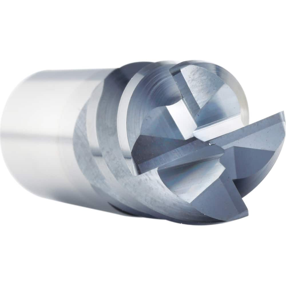 Corner Radius End Mill Head: 3/16″ Dia, 9/16″ LOC, 4 Flutes Solid Carbide, AlTiN Coated, Series XP-NB