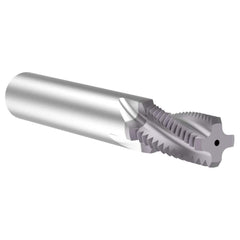 Helical Flute Thread Mill: #1, Internal & External, 4 Flute, Solid Carbide 11-1/2 TPI, TiAlN Coated