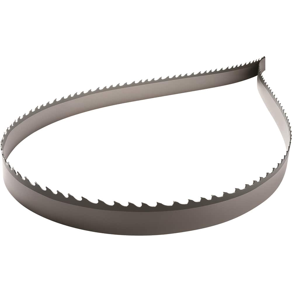 Welded Bandsaw Blade: 17' 9″ Long, 1-1/2″ Wide, 0.05″ Thick, 3 to 4 TPI Carbide Tipped, Ground Edge, Variable Pitch