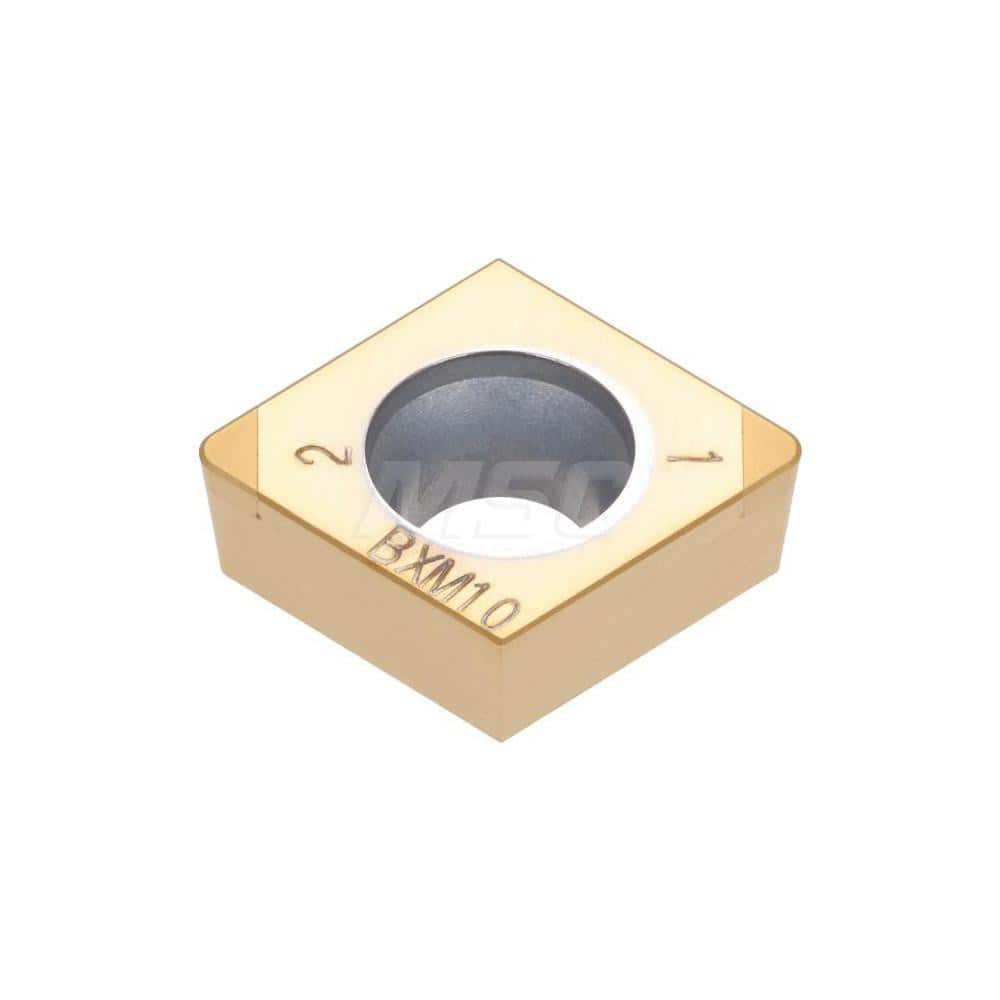 Turning Insert:  2QP-CCGW32.51-LC BXA20,  Polycrystalline Cubic Boron Nitride Coated Finish,  Neutral,  3/8″ Inscribed Circle,  0.0160″ Corner Radius,  80.0 &deg N/A Diamond,  Series  CCGW