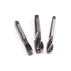 Spiral Flute Tap: 3/8-24, UNF, 3 Flute, Modified Bottoming, 2B Class of Fit, Cobalt, TICN Finish 0.709″ Thread Length, 3.937″ OAL, Right Hand Flute, Right Hand Thread, H4, Series BU979000