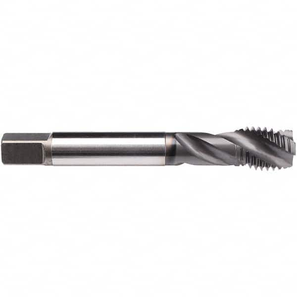 Spiral Flute Tap: 3/4-10, UNC, 3 Flute, Modified Bottoming, 3B Class of Fit, Cobalt, GLT-1 Finish 1.181″ Thread Length, 4.921″ OAL, Right Hand Flute, Right Hand Thread, H5, Series CU50C310