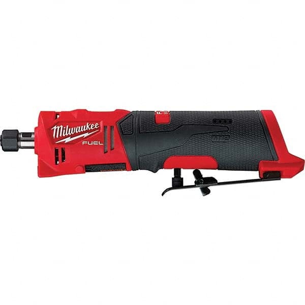 Milwaukee Tool - 1/4" Collet, 20,000 RPM, Straight, Electric Die Grinder - Caliber Tooling