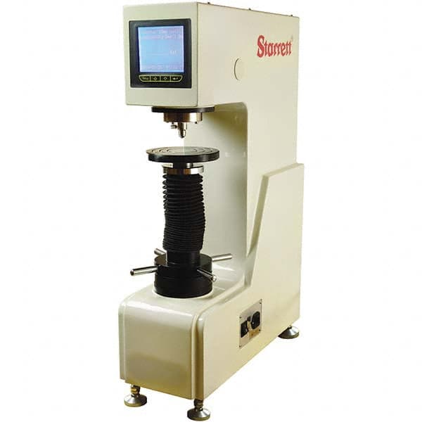 Starrett - Bench Top Hardness Testers Scale Type: Brinell Minimum Hardness: 650 HBW - Caliber Tooling