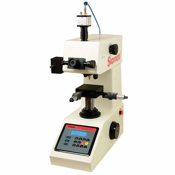 Starrett - Bench Top Hardness Testers Scale Type: Micro Vickers Minimum Hardness: 1HV - Caliber Tooling