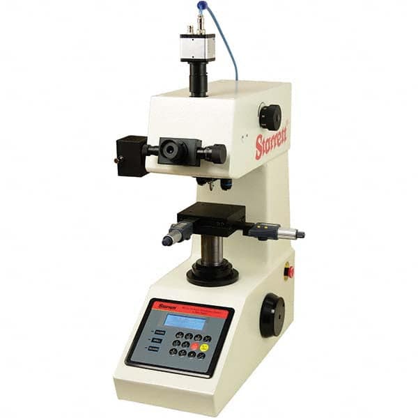 Starrett - Bench Top Hardness Testers Scale Type: Micro Vickers Minimum Hardness: 1HV - Caliber Tooling