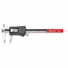 Starrett - 0 to 6" Range, 0.01mm Resolution, Electronic Caliper - Caliber Tooling