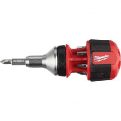 Milwaukee Tool - Bit Screwdrivers Type: Multi-Bit Screwdriver Tip Type: Philips; Slotted; Square; Torx - Caliber Tooling