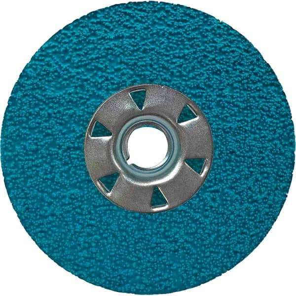 VSM - 5" Diam, 7/8" Hole, 36 Grit Ceramic Fiber Disc - Caliber Tooling