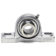 Shuster - SNASP205, 25mm ID, 138.5mm OAL x 70.5mm OAH41.2mm Wide, Ball Bearing Pillow Block - Exact Industrial Supply