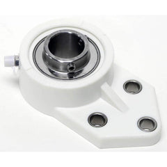 Shuster - SUCTFB204-12, 3/4" ID, 62mm OAL x 108.5mm OAH33.7mm Wide, 3-Bolt Flange Mounted Bearing - Exact Industrial Supply