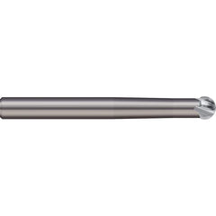 Micro 100 - 10mm Diam 220° Wrap Angle 6.7mm LOC 2-Flute Uncoated Undercut End Mill - Exact Industrial Supply