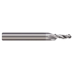 Harvey Tool - Combination Drill & Thread Mill; Thread Size: 1/4-20 ; Material: Solid Carbide ; Length of Cut (Inch): 0.7154 ; Included Angle A: 90 ; Drill Point Angle: 130 ; Shank Diameter (Decimal Inch): 0.3750 - Exact Industrial Supply