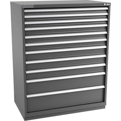 Champion Tool Storage - Modular Storage Cabinets; Type: Eye-Level Extra Width Drawer Cabinet ; Number of Drawers: 11.000 ; Height (Inch): 59-1/2 ; Width (Inch): 47 ; Depth (Inch): 28-1/2 ; Color: Dark Gray - Exact Industrial Supply