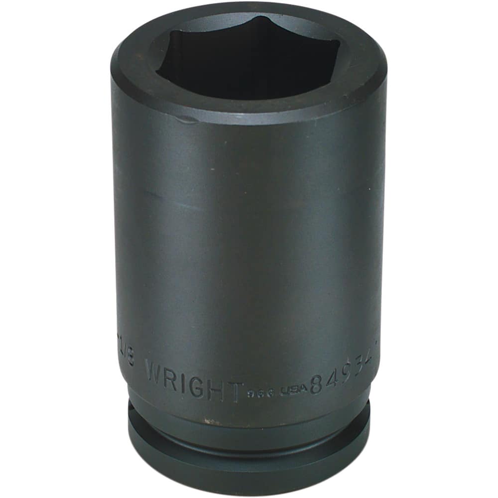 Wright Tool & Forge - Impact Sockets; Drive Size: 1-1/2 ; Size (mm): 95.0000 ; Type: Deep ; Style: Impact Socket ; Style: Impact Socket ; Style: Impact Socket - Exact Industrial Supply