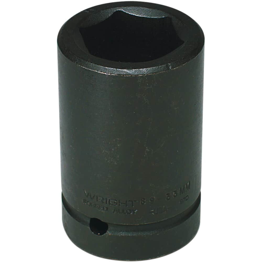 Wright Tool & Forge - Impact Sockets; Drive Size: 1 ; Size (mm): 38.0000 ; Type: Deep ; Style: Impact Socket ; Style: Impact Socket ; Style: Impact Socket - Exact Industrial Supply