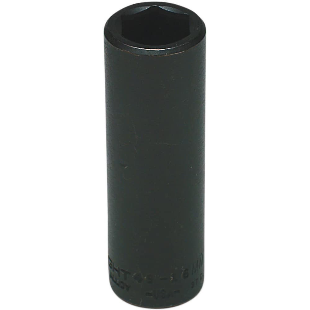 Wright Tool & Forge - Impact Sockets; Drive Size: 1/2 ; Size (mm): 35.0000 ; Type: Deep ; Style: Impact Socket ; Style: Impact Socket ; Style: Impact Socket - Exact Industrial Supply