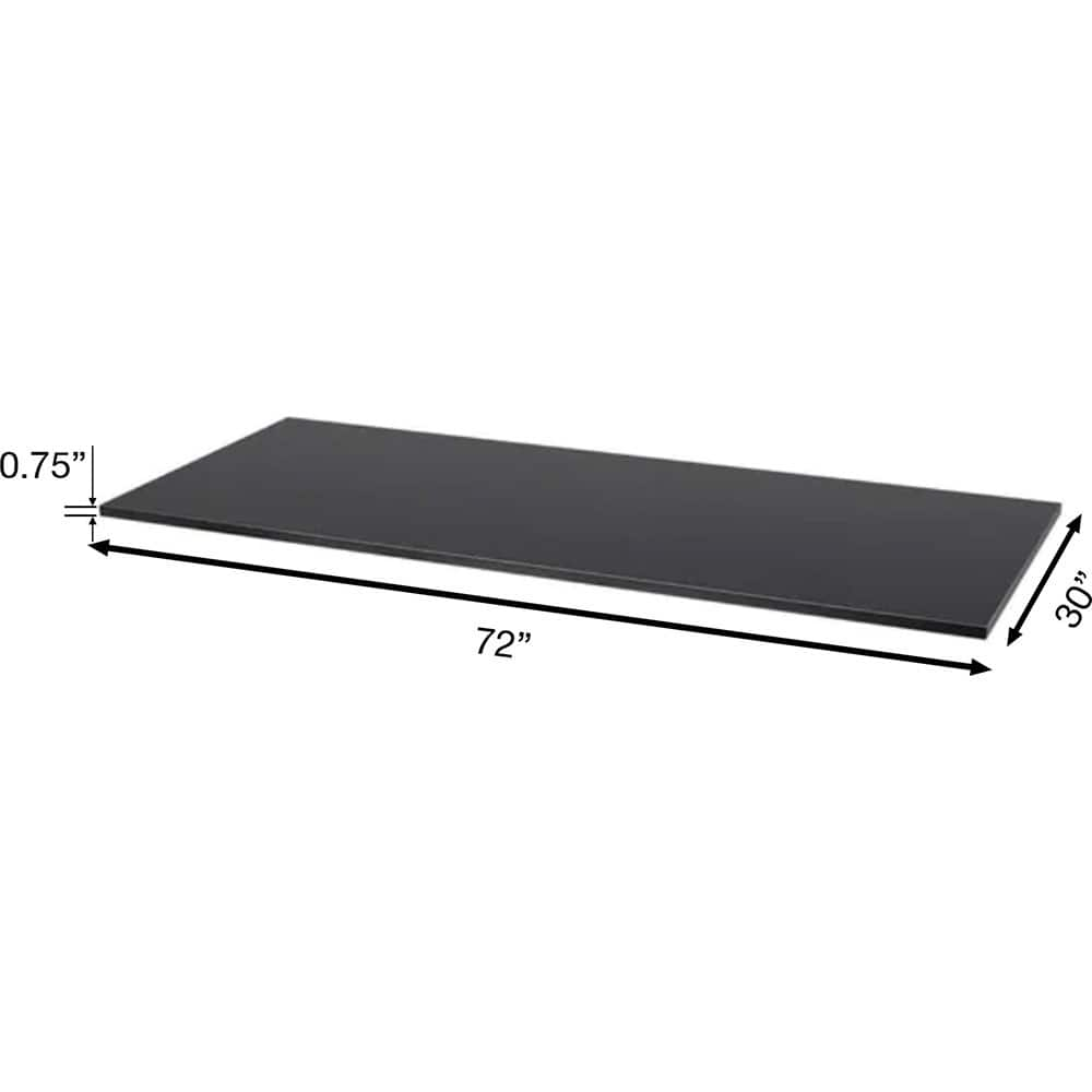 JHC Fabrication - Workbench & Workstation Accessories; Type: Workbench Top ; For Use With: Workbench ; Height: 3/4 (Inch); Width (Inch): 30 ; Material: Lab Grade Phenolic ; Color: Black - Exact Industrial Supply