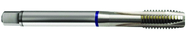 M20x2.5 6H 4-Flute Cobalt Blue Ring Spiral Point Plug Tap-Bright - Caliber Tooling