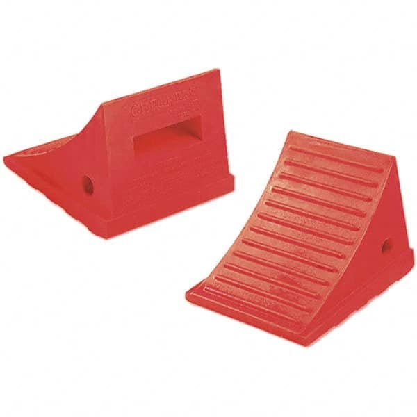 Checkers - Wheel Chocks Width (Inch): 7-1/2 Height (Inch): 6-1/2 - Caliber Tooling