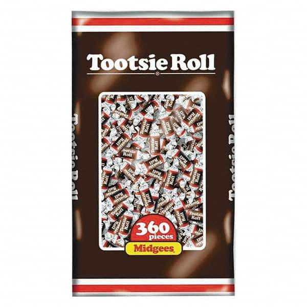 Tootsie Roll - Snacks, Cookies, Candy & Gum Breakroom Accessory Type: Candy Breakroom Accessory Description: Midgees, Original, 38.8oz Bag, 360 Pieces - Caliber Tooling