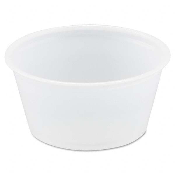 DART - Polystyrene Portion Cups, 2 oz, Translucent, 250/Bag, 10 Bags/Carton - Caliber Tooling