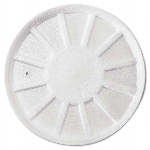 DART - Vented Foam Lids 8-44 oz Cups White 50/bag 10 Bags/Carton - Caliber Tooling