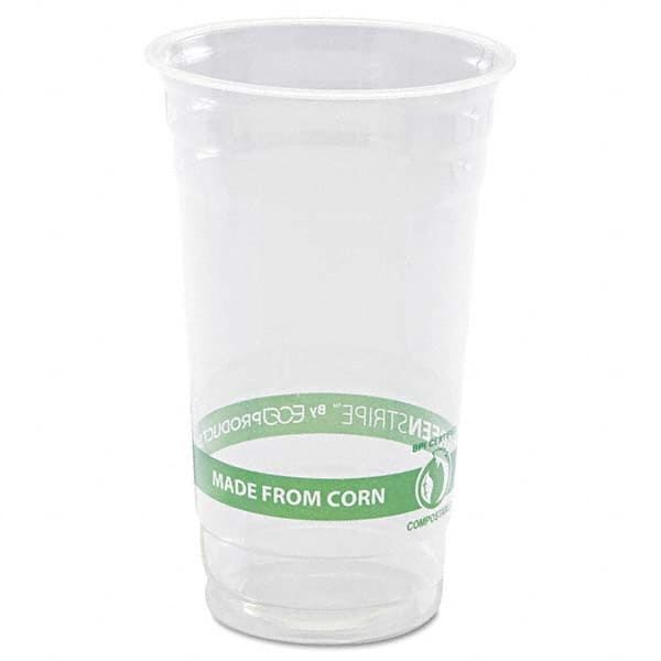 ECO PRODUCTS - GreenStripe Renewable & Compostable Cold Cups - 24 oz, 50/PK, 20 PK/CT - Caliber Tooling