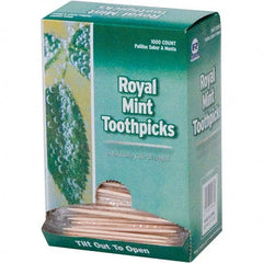 Royal Paper - Toiletries Type: Wood Toothpicks Container Type: Box - Caliber Tooling