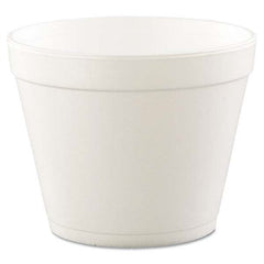 DART - Foam Containers, Foam, 24 oz, White, 25/Bag, 20 Bags/Carton - Caliber Tooling