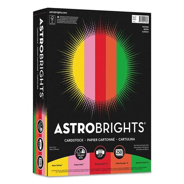 Astrobrights - Office Machine Supplies & Accessories Office Machine/Equipment Accessory Type: Card Stock For Use With: Copiers; Inkjet Printers; Laser Printers - Caliber Tooling