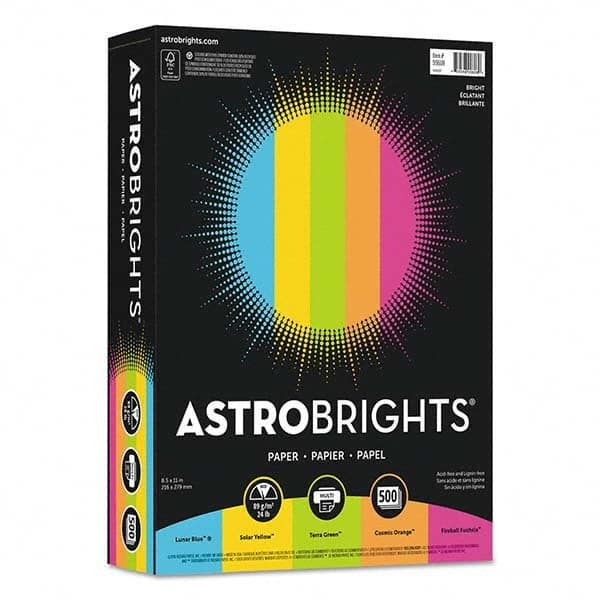 Astrobrights - Office Machine Supplies & Accessories Office Machine/Equipment Accessory Type: Copy Paper For Use With: Copiers; Inkjet Printers; Laser Printers - Caliber Tooling