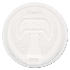 DART - Optima Reclosable Lid, 12-24 oz Foam Cups, White, 100/Bag - Caliber Tooling