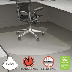 Deflect-o - Chair Mats Style: Straight Edge Shape: L-Shaped - Caliber Tooling