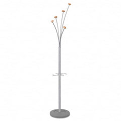 Alba - Coat Racks, Hooks & Shelving Type: Floor Rack Number of Hooks: 5 - Caliber Tooling