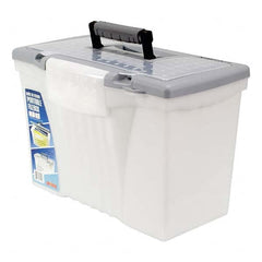 Storex - Compartment Storage Boxes & Bins Type: File Boxes-Portable Number of Compartments: 1.000 - Caliber Tooling